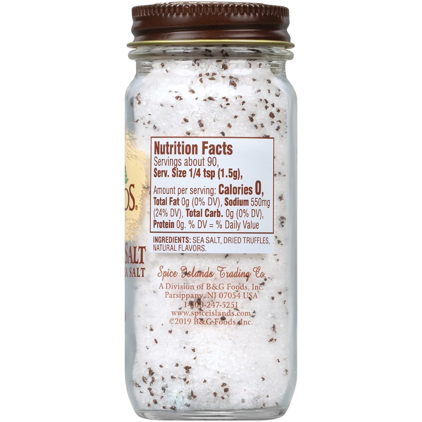 Black Truffle Salt, 4.75 Ounce