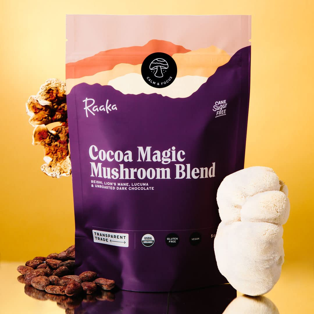 Cocoa Magic Mushroom Hot Chocolate Blend with Lion’S Mane, Reishi and Lucuma - G