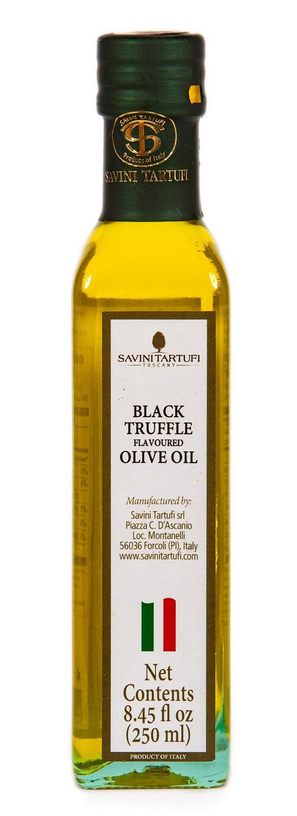 Black Truffle Olive Oil, 250Ml (8.45Oz). Glass Bottle