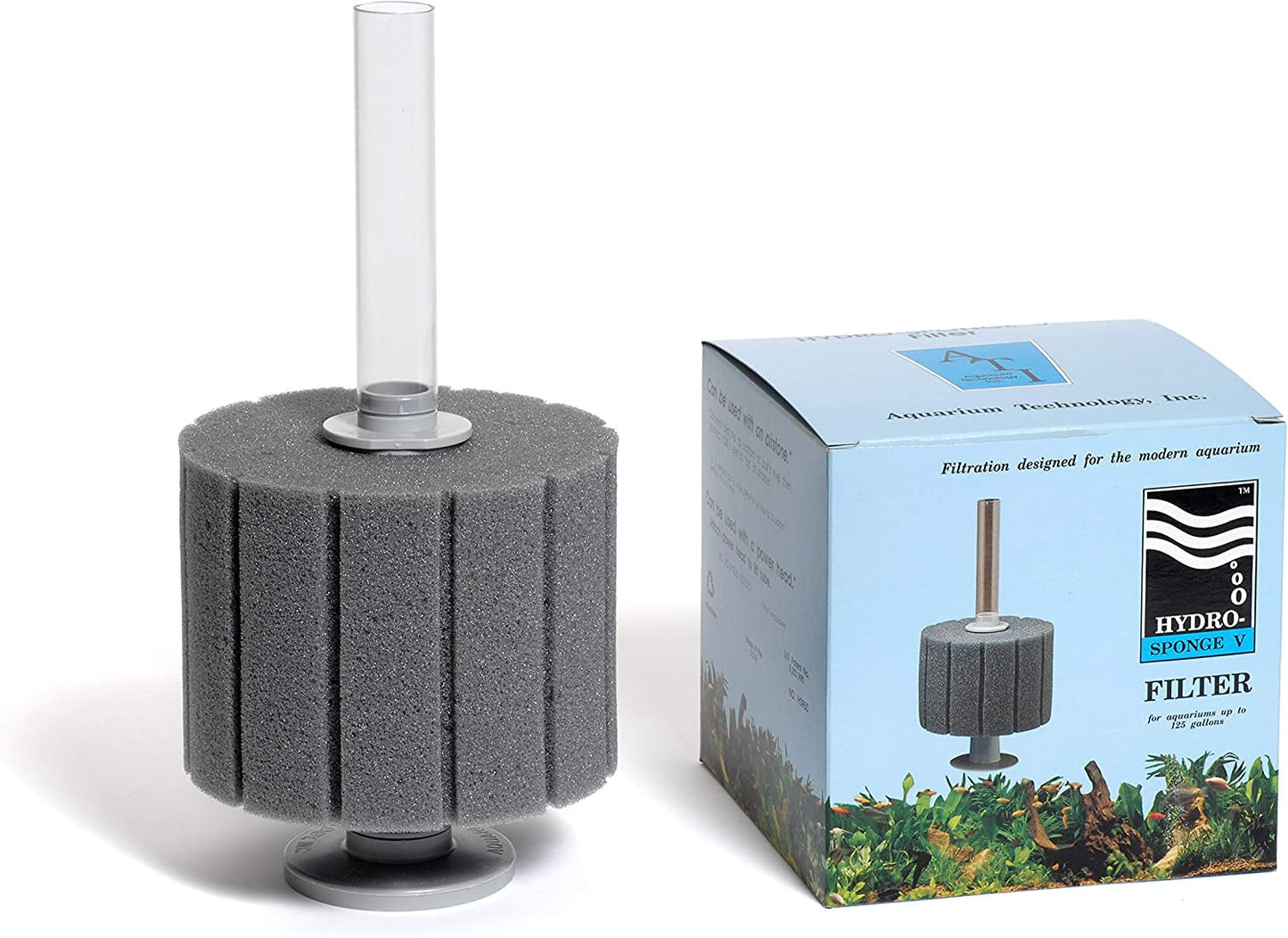 – Hydro-Sponge V Filter for Aquariums up to 125 Gallons