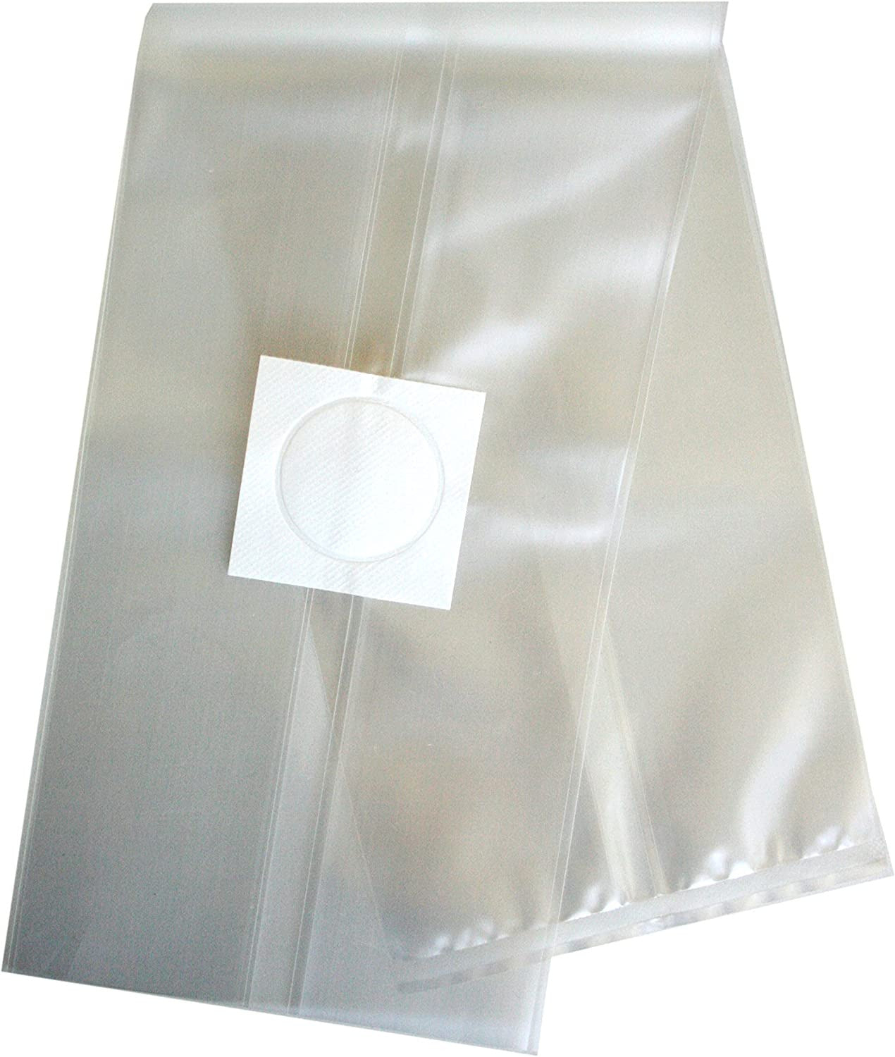 -Mushroom Growing Bags, 0.5 Micron Filter, 3 Mil Polypropylene, Large Size 8" X