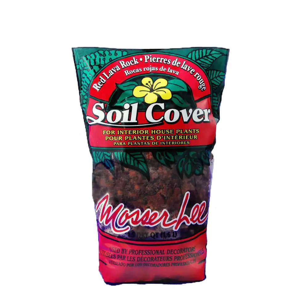 1.5 Qt. Red Lava Rock Soil Cover