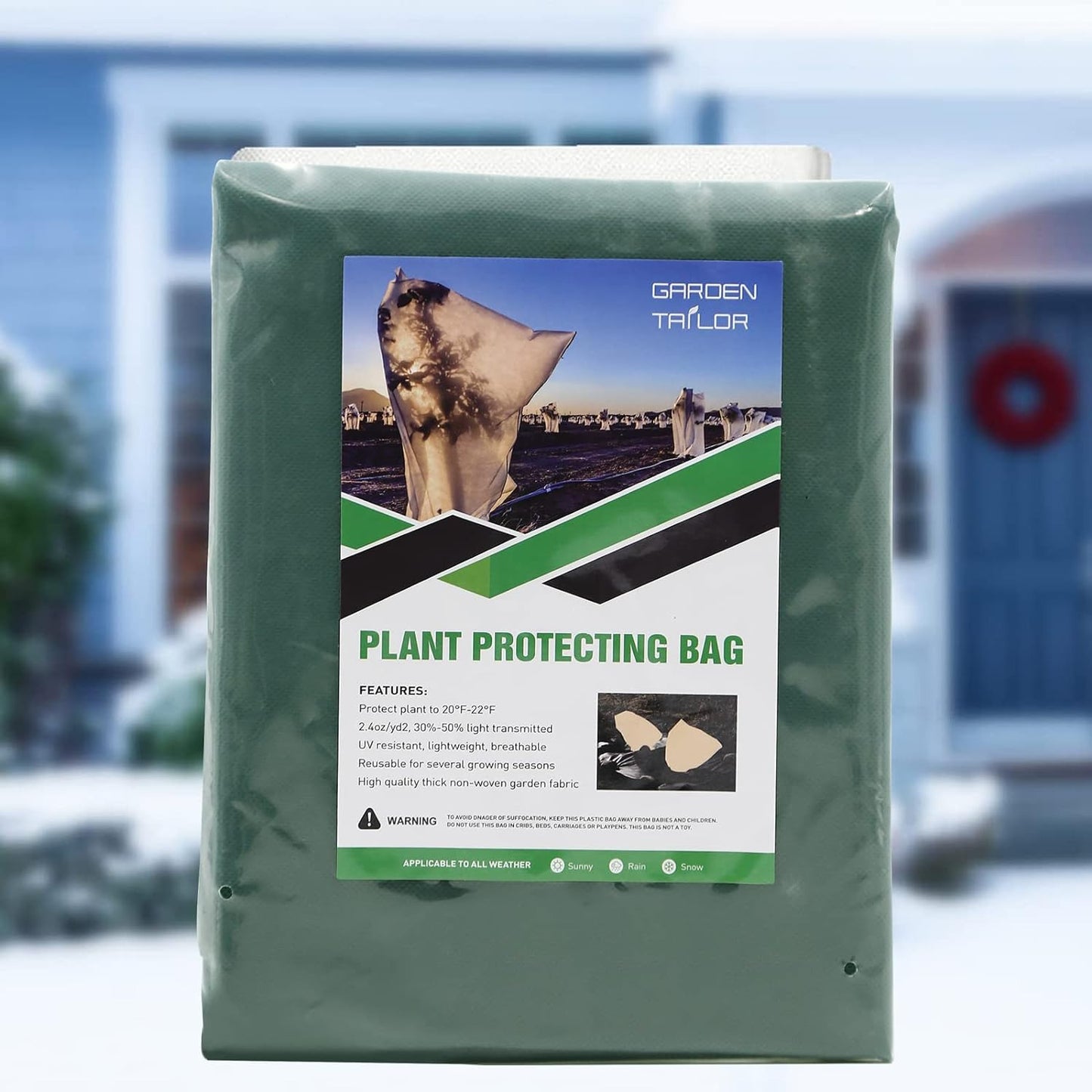 Plant Covers Freeze Protection Winter: 3.5Oz 3 X 4 Ft Green Tree Covers Freeze B