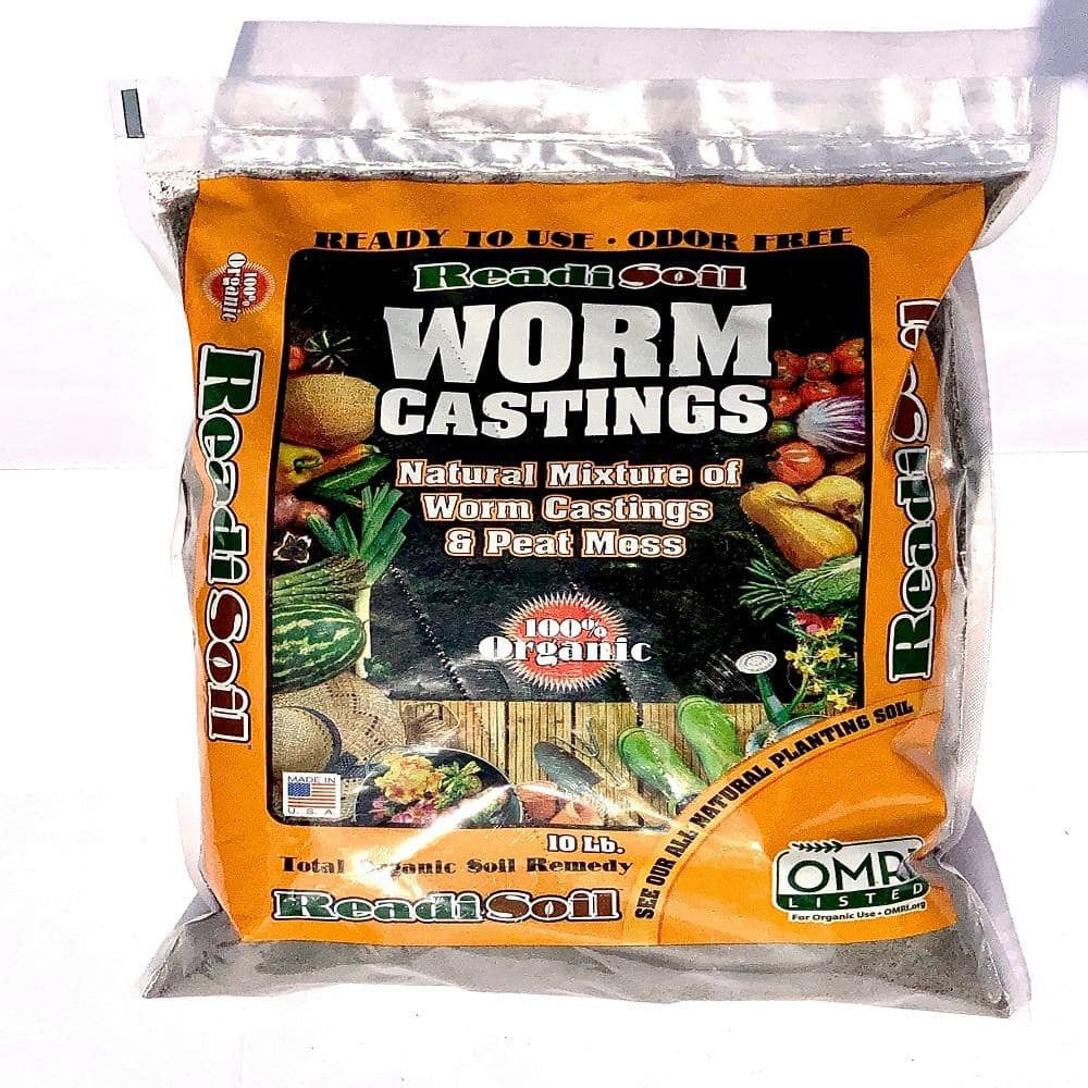 1/2 Cu. Ft. / 10 Lb. 100% Organic Worm Casting Soil