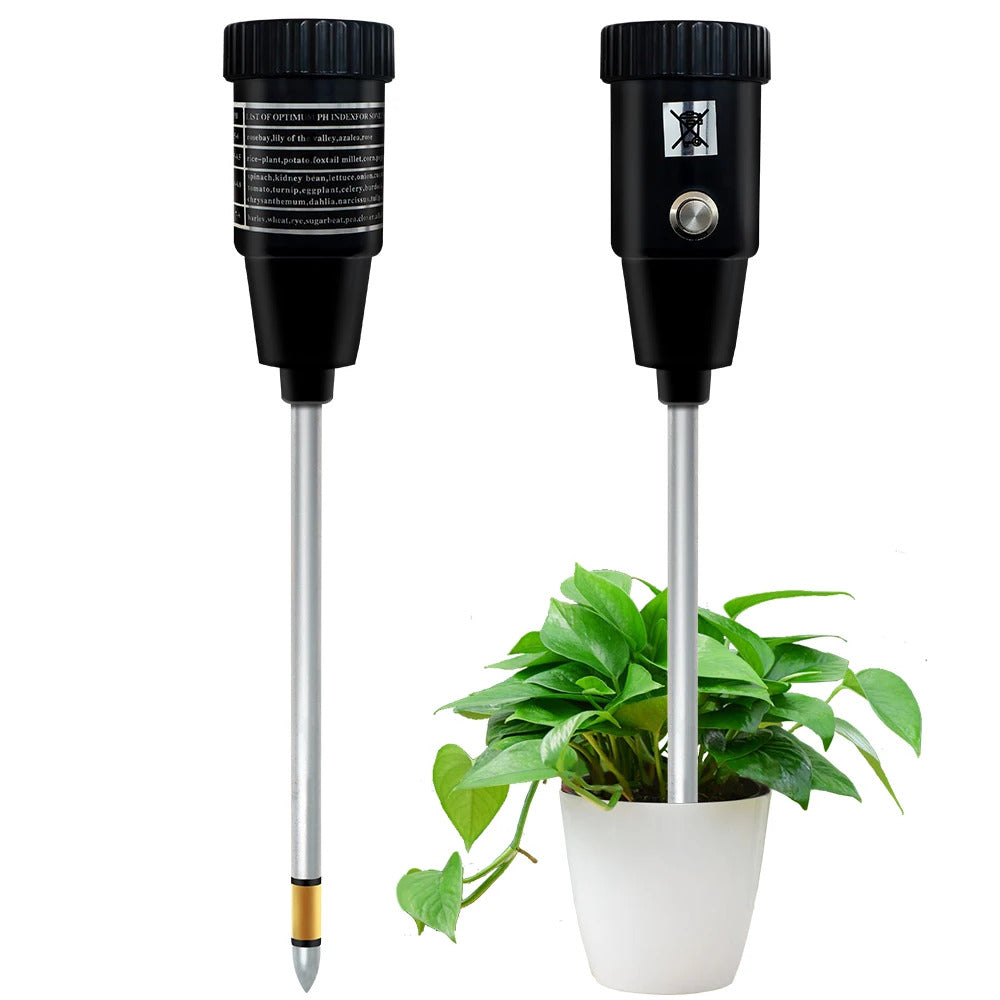 Handheld Soil Ph Tester Ph & Moisture Meter with 295Mm Long Electrode Probe Wate